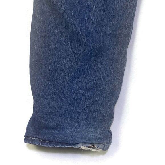 Lee Dungaree Jeans Men's Size 36x34 Quilted Lined Made in Russia - Picture 3 of 8